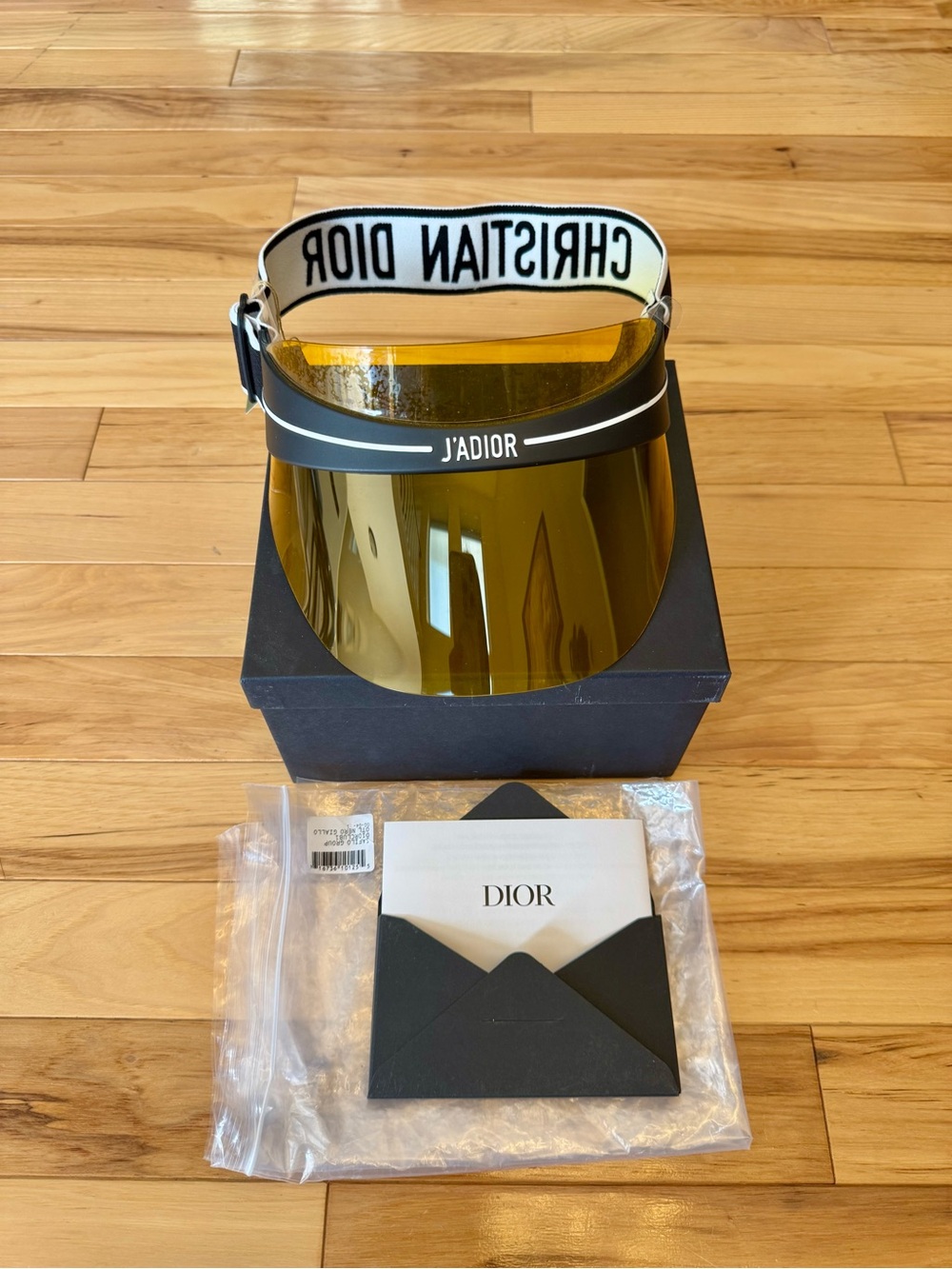 Dior J'ADIOR Visor with Gold Mirror Shield
